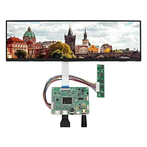 EDP 12.6inch NV126B5M-N41 1920X515 IPS LCD Screen work with HD MI Board for mall /car/ navigation/ shelves booking system