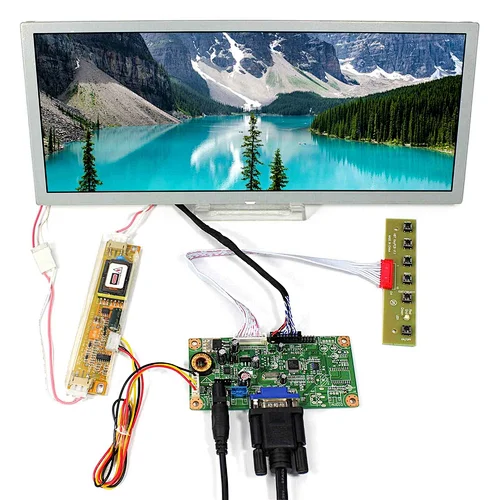 VGA LCD Controller board 12.3inch 1280x480 LQ123K1LG03 lcd panel