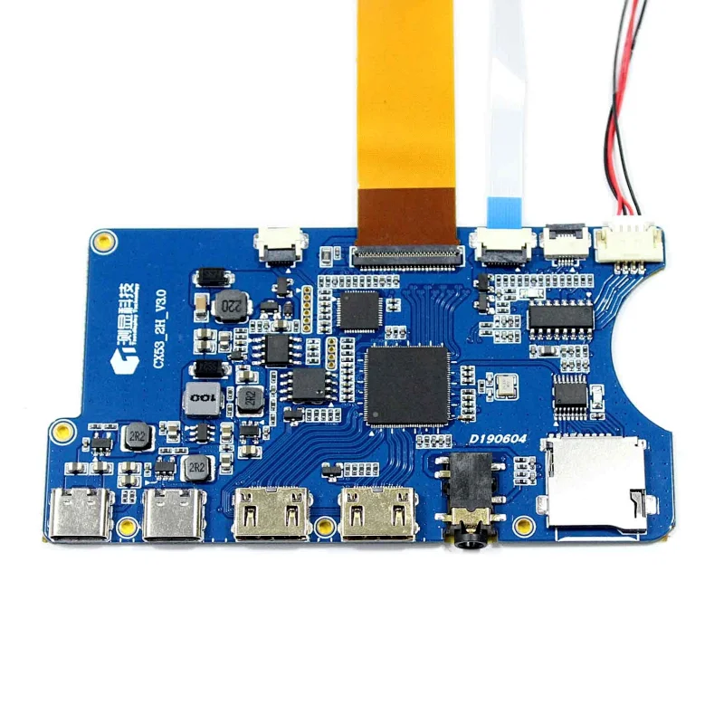Type C HDMI TF Card LCD Controller Board Work for 12.3