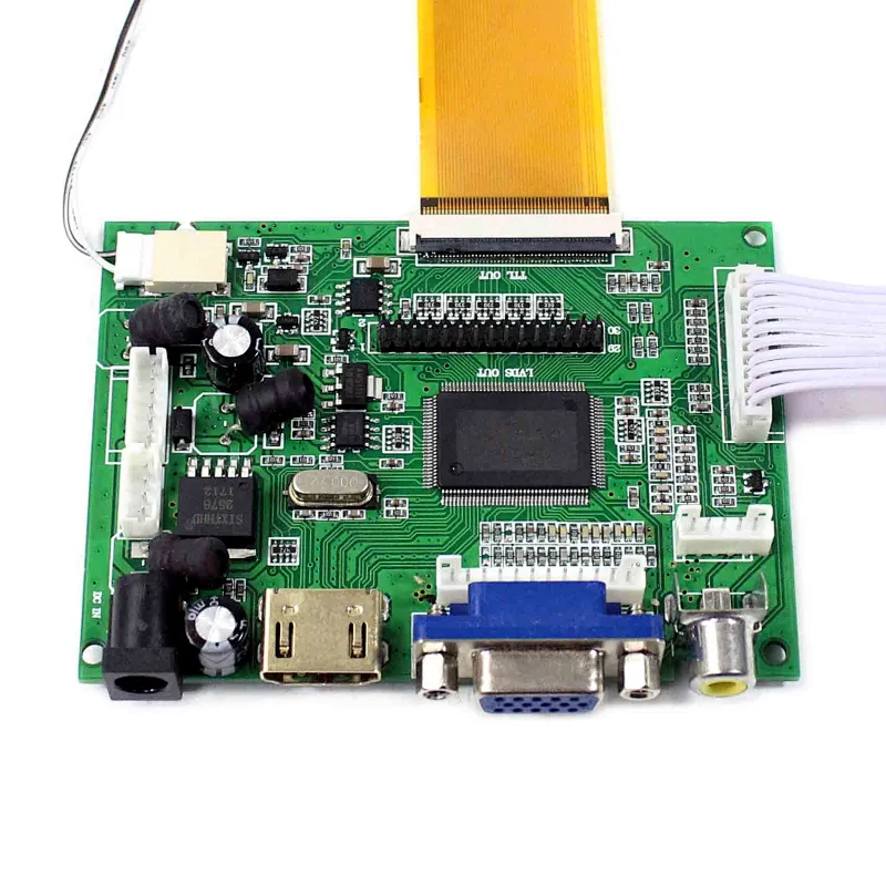 HDMI+VGA+2AV 50PIN  LCD control Board With 3.5inch 800x600  lcd panel