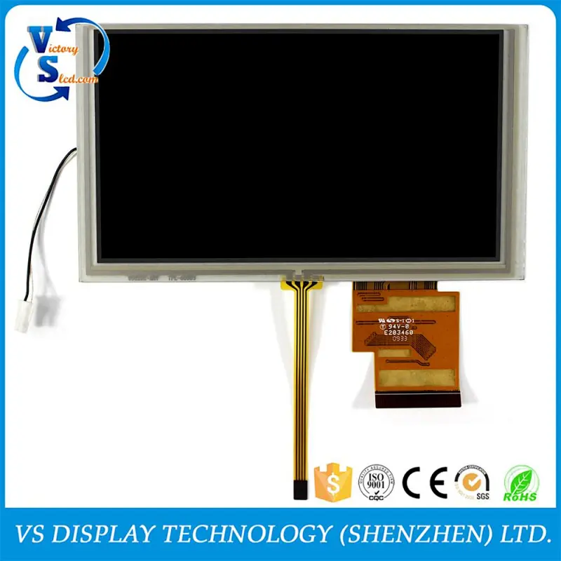 Resolution 800x480 6.2inch tft lcd touch screen module
