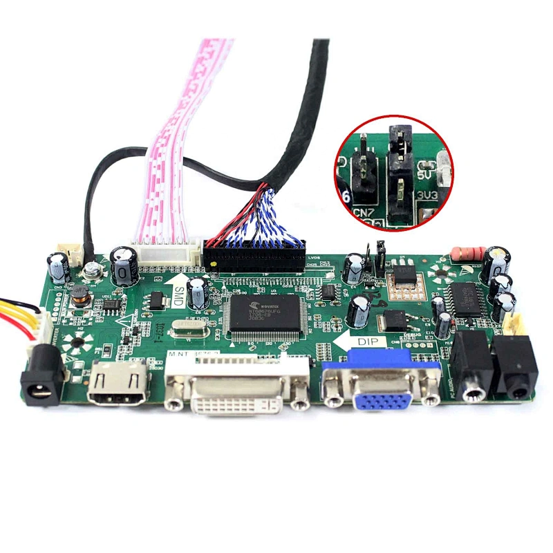 H DMI DVI VGA M.NT68676 Work for 17inch DV170YGM-N10 1280x960 game  LCD Screen monitor lcdmodule tft lcd controller board