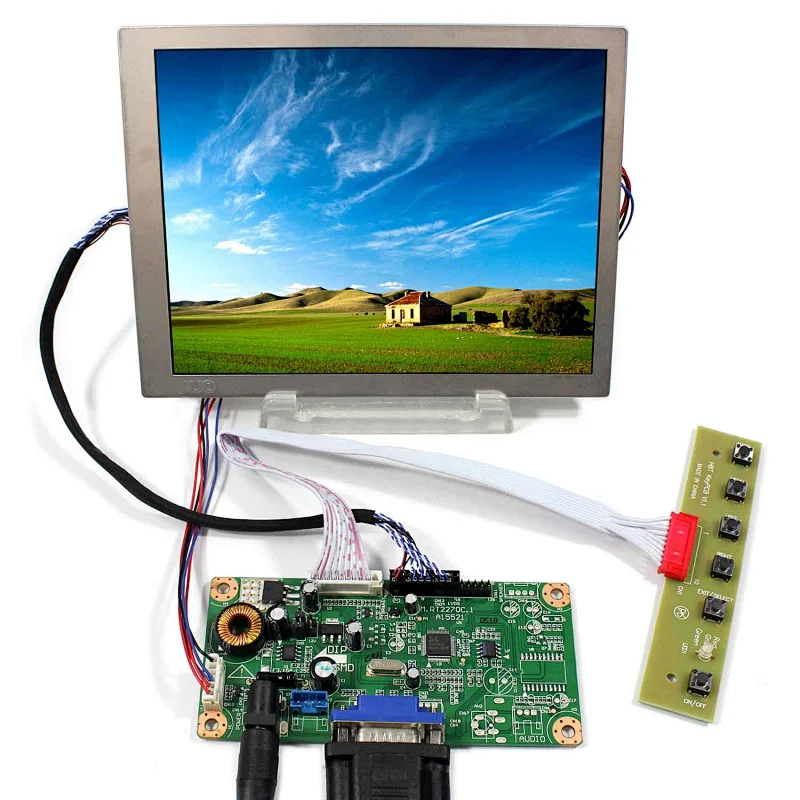 6.5inch 640x480 tft lcd G065VN01 V2 with VGA controller board