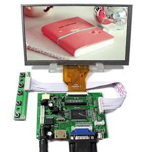 VGA 2AV Driver Board 6.5inch AT065TN14 800x480 LCD Screen