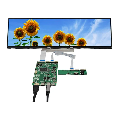 HDM I Type C Control Board work with 12.6" NV126B5M-N41 1920X515 LCD Screen for shopping shelf display