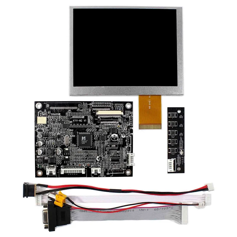 640x480 digital tft lcd module 5.6inch AT056TN52 with VGA,AV controller board