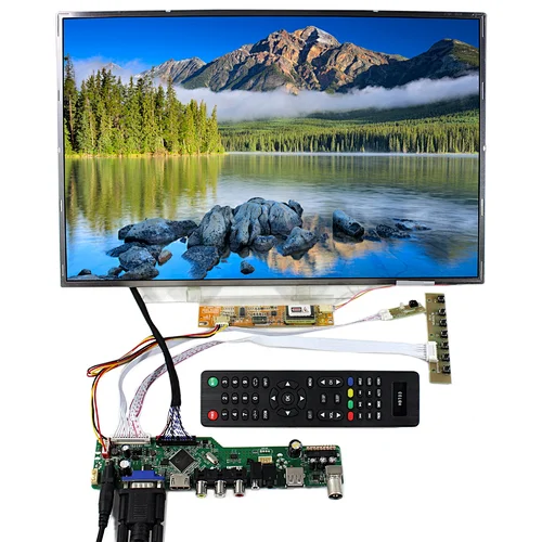 17inch 1920x1080 ccfl Backlight LCD Panel with tv controller board