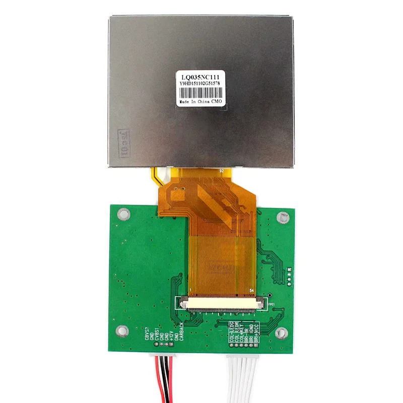 AV lcd driver board KYV-N2 V4 3.5inch LQ035NC111 320X240 tft custom lcd display panel transparent lcd screen