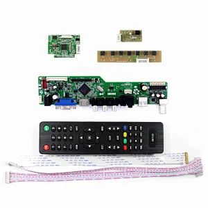 Tv input lcd controller board with 14inch 1920x1080 edp LCD panel
