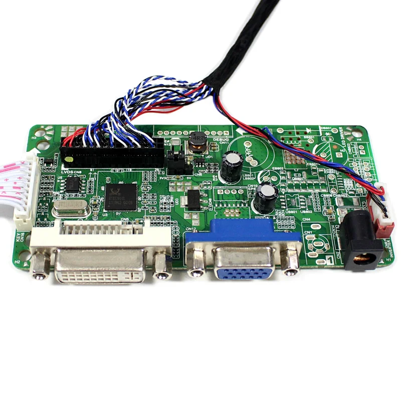 VGA DVI LCD Controller Board with 17.3inch 1920x1080 LED 40P LCD Panel
