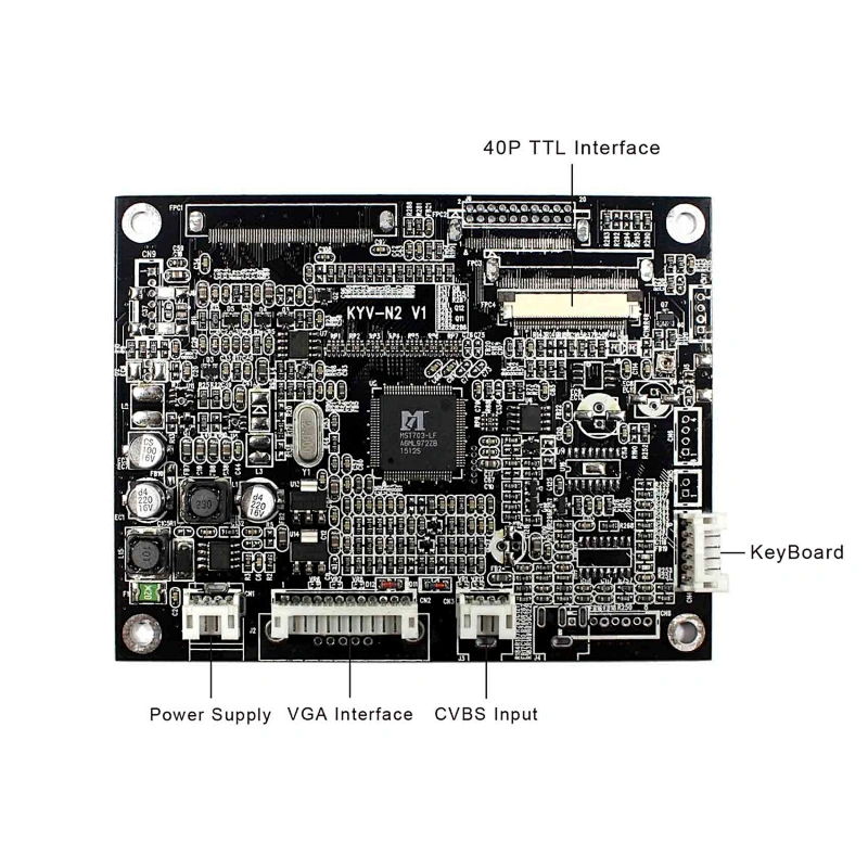 VGA,AV LCD controller board 5.6inch 640x480 color tft lcd
