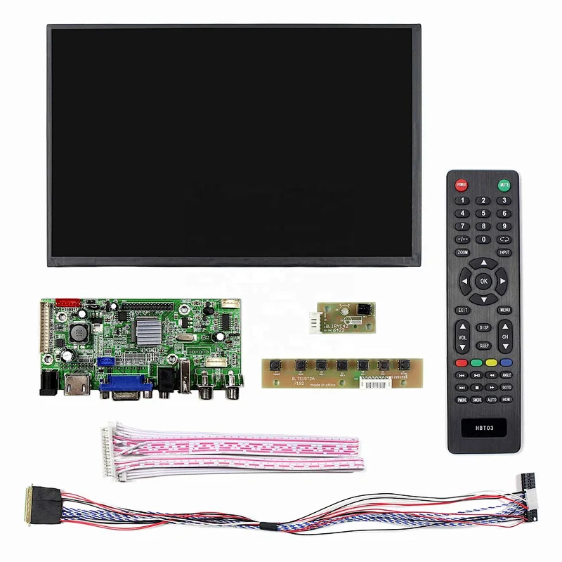 HDMI+VGA+AV+USB LCD Controller Board VS-V59AV-V1 work with 10.1inch M101NWWB 1280X800 LCD Screen lcd controller board lcd board lcd display screen