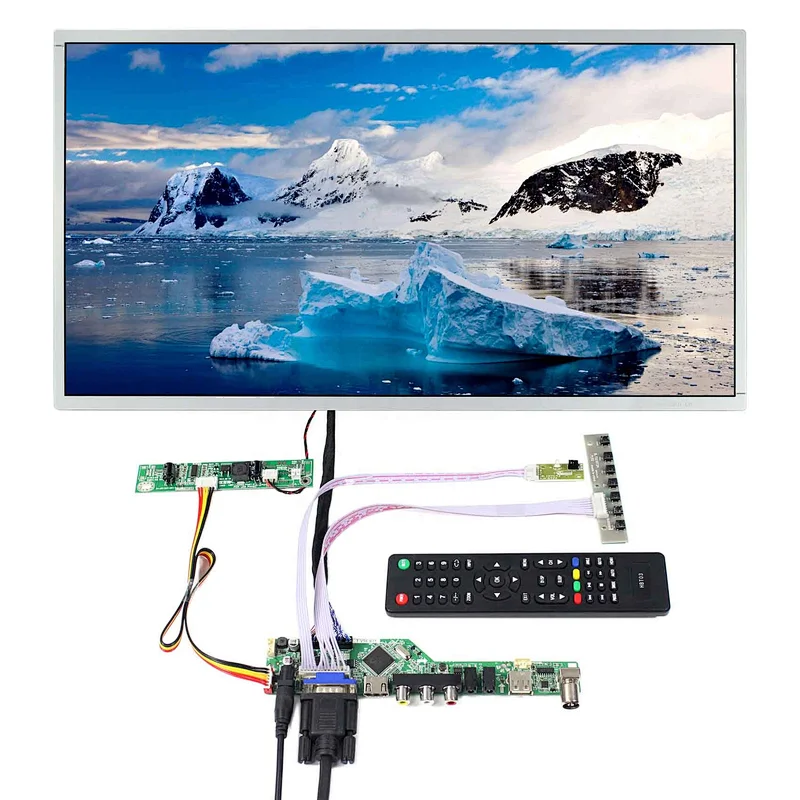 21.5 inch 1920x1080  ips lcd screen for  pc gaming monitor with HDMI VGA AV USB RF LCD Board