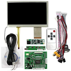 7 Inch tft Touch lcd display , VGA AV LCD Controller board