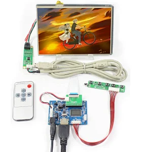HD MI LCD Controller Board with 7inch 1280x800 IPS LCD panel HSD070PWW1-B with touch panel