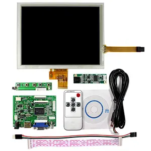 8.0inch lcd touch screen with lcd controller board for higher brightness lcd