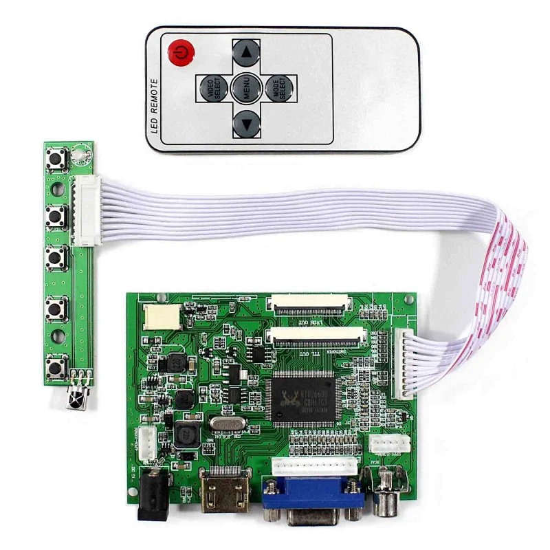 HDMI VGA 2AV LCD Board Work for 8inch 40Pin 1024x768 LCD Screen HDMI VGA 2AV LCD Control Board VSTY2662V1 8.4inch AA084VC03 640x480 LCD panel 50Pin TTL Connector LCD display