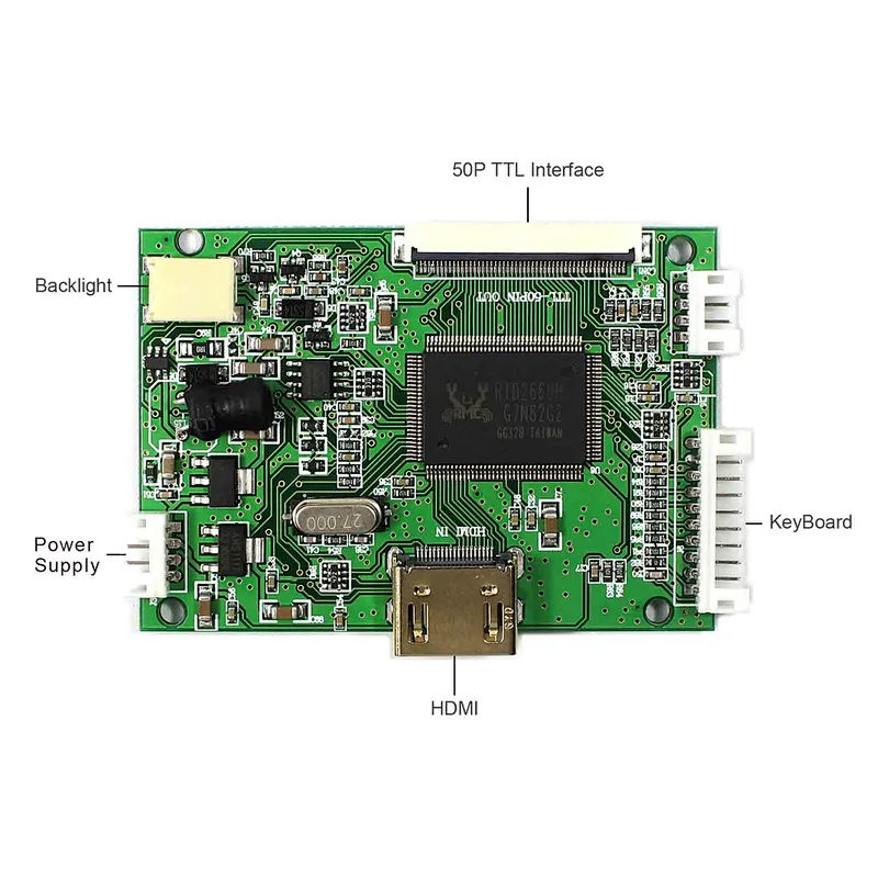 7inch 800x480  AT070TN90 LCD panel  con Control LCD Kit de placa