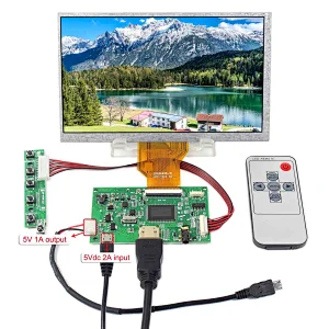HD MI LCD Controller Board VS-TY2660H-V812 with 50P TTL Interface 7inch AT070TN90 800X480 LCD Screen