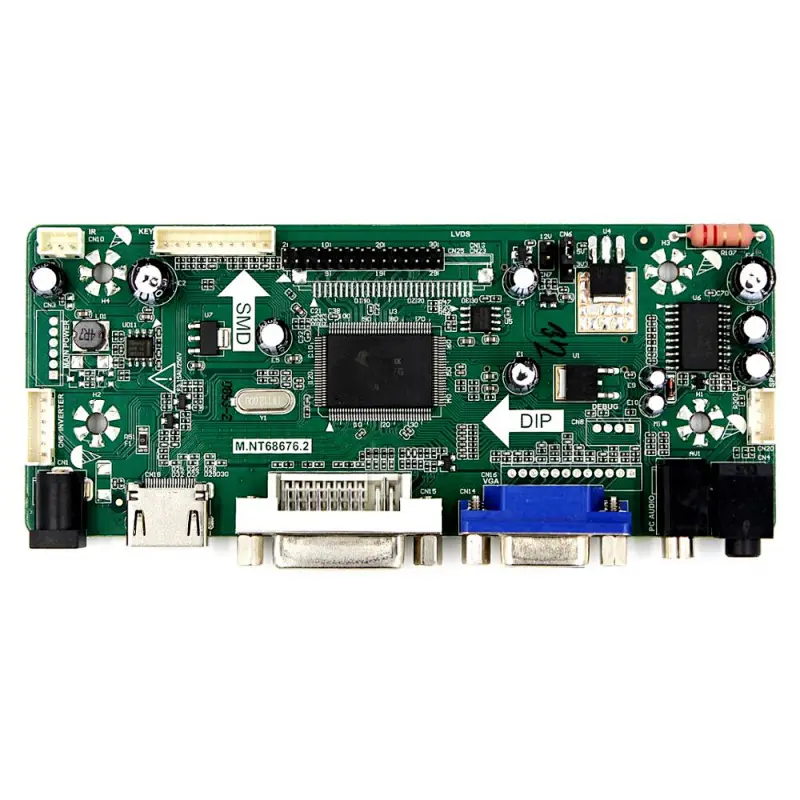 LCD Controller Board Kit with 8inch 1024x600 Touch Screen LCD Panel