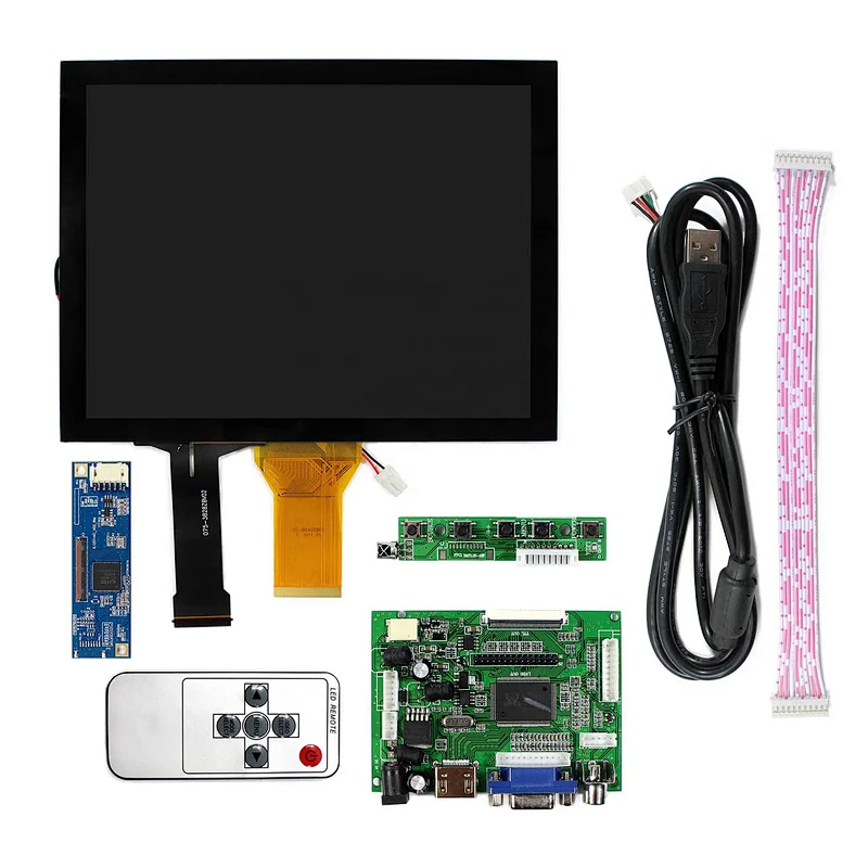 8inch 800x600 Capacitive Touch LCD Screen EJ080NA-05A Backlight WLED VS080TC-A1 with LCD Controller Board