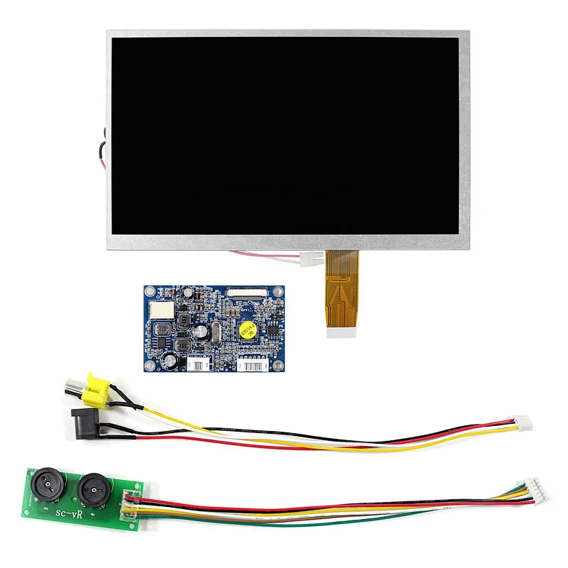 CVBS input Controller Board WLED 7inch LCD Screen 480x234 AT070TN07