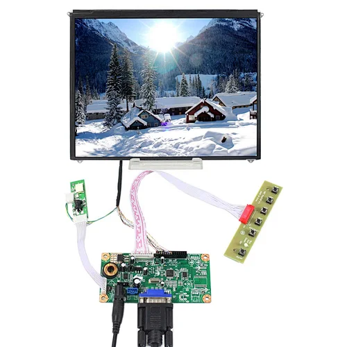 9.7" 1024x768 IPS LCD display with VGA LCD Controller Board