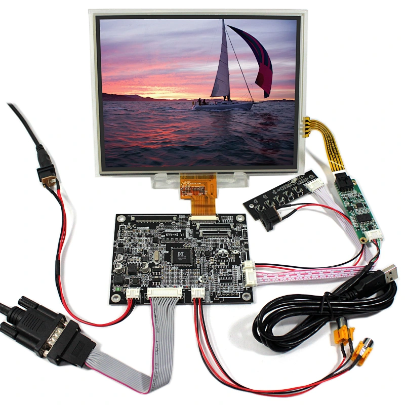 VGA AV Reversing LCD Controller Board with 8