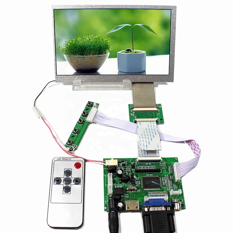 LCD Controller Board VST Y2662 V1, 7inch 800x480 resolution 60pin TFT LCD Screen
