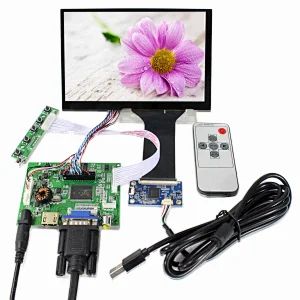 HDMI VGA 2AV lcd Controller board with 7inch N070ICG-LD1 1280*800 capacitive IPS lcd panel