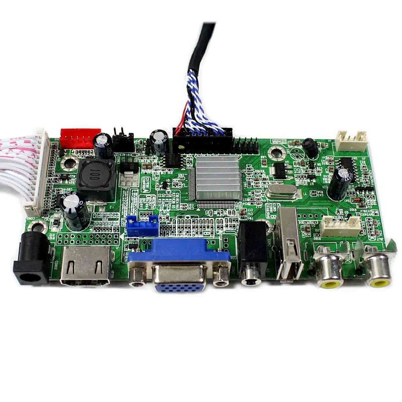 HDMI+VGA+AV+USB LCD Controller Board VS-V59AV-V1 with 8inch 800X480 LCD Screen