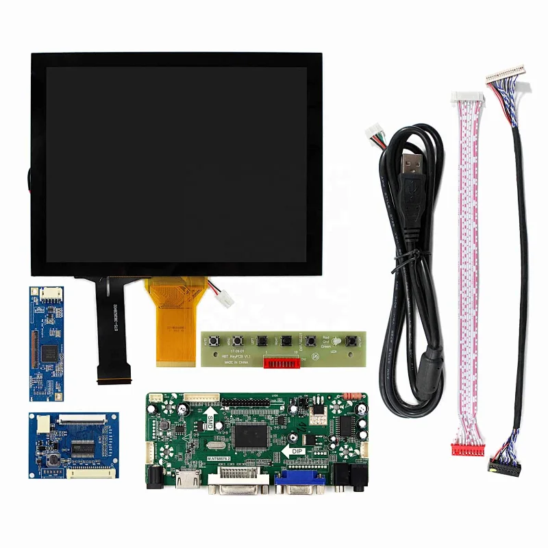 8inch EJ080NA-05A 800x600 LCD Screen Capacitive Touch Panel Backlight WLED M.NT68676  DVI VGA AUDIO LCD Controller Board