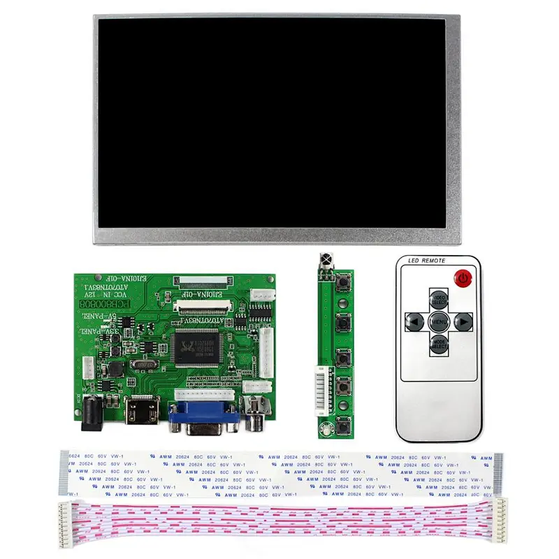 LCD Controller board, 7inch AT070TN83 V1 800x480 Lcd Panel lcd controller circuit board AT070TN83 7inch tft lcd