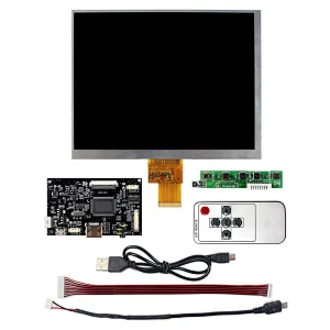 HD MI LCD Controller Board VS-TY2660H-V815 with 40P TTL Interface 8inch HJ080IA-01E 1024X768 IPS LCD Screen
