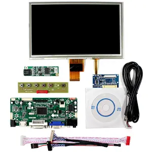 LCD Controller Board Kit with 8inch 1024x600 Touch Screen LCD Panel
