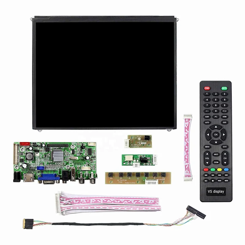 IPS LCD 9.7 inch 1024x768 tft display with HDMI+VGA+AV+USB LCD Controller Board VS-V59AV-V1