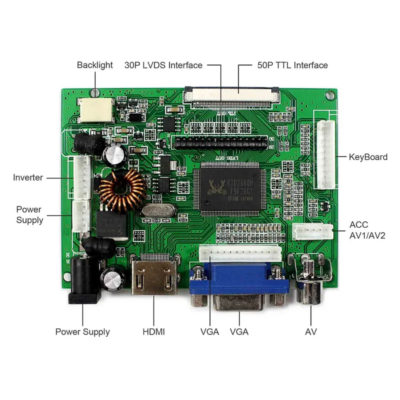 7inch IPS lcd touch screen HSD070PWW1 C00 1280x800 board for Raspberry Pi