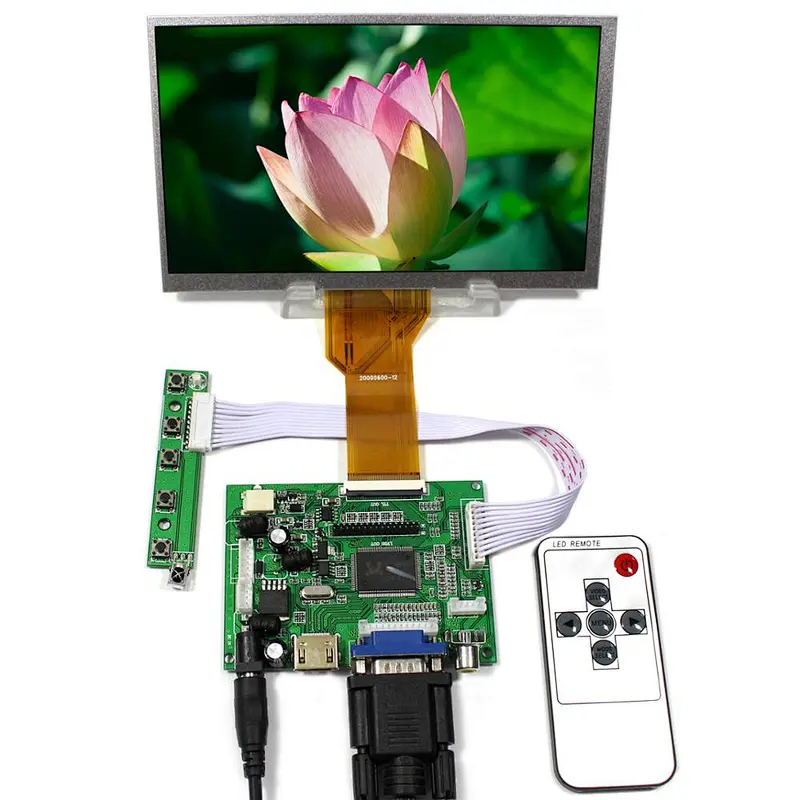 7 inch 800x480 tft lcd with LCD controller board