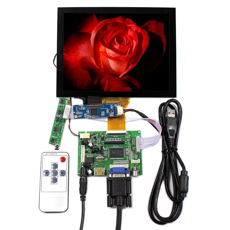 8inch 800x600 Capacitive Touch LCD Screen EJ080NA-05A Backlight WLED VS080TC-A1 with LCD Controller Board