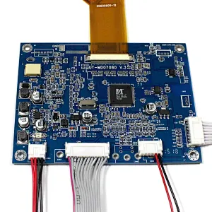 7 inch 800x480  lcd tft AT070TN92 with VGA AV LCD Controller Board VS-MD07080V.2