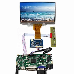 LCD Controllers with T-Con Board, 7Inch LCD 800x480 AT070TN92