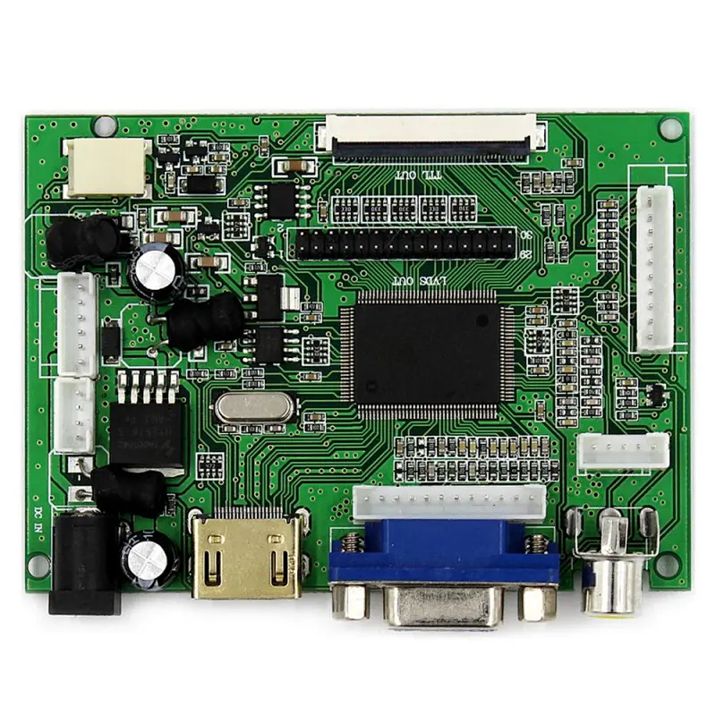 LCD Controller Board 2662 with Remote, 9inch 800x480 AT090TN10 lcd panel touch screen