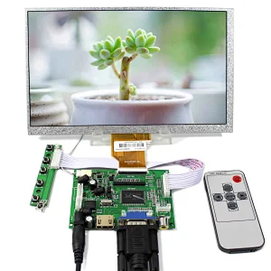 LCD Controller Board 2662 with Remote, 9inch 800x480 AT090TN10 lcd panel