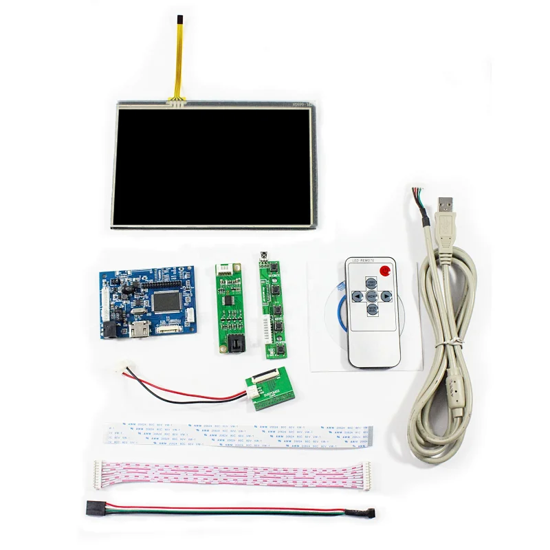 HD MI LCD Controller Board with 7inch 1280x800 IPS LCD panel HSD070PWW1-B with touch panel