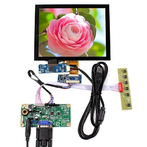 VGA LCD Controller Board Capacitive Touch Panel VS080TC-A1 RT2270C-A 1024x768 Resolution EJ080NA-04C