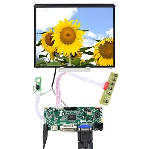 VGA DVI LCD Controller Board with 9.7 inch IPS LCD 9.7" 1024x768 TFT lcd display