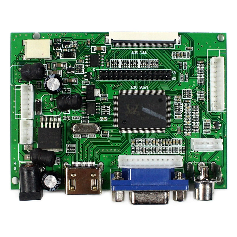 LCD driver board with 8inch LCD AT080TN64 with touch screen