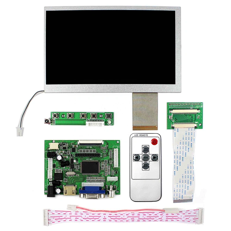 LCD Controller Board VST Y2662 V1, 7inch 800x480 resolution 60pin TFT LCD Screen lcd controller board 7inch 800x480 lcd 60pin TFT LCD Screen