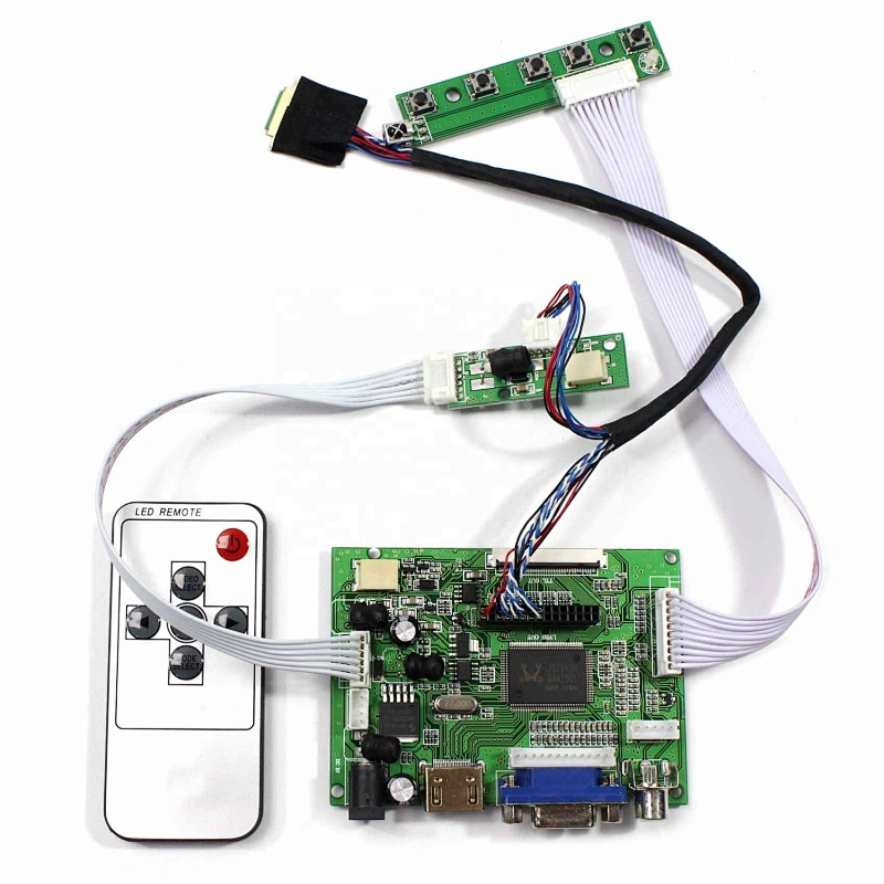 HD MI+VGA+2AV LCD Controller Board Work For 9.7inch 1024X768 LTN097XL01 LCD Screen