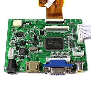 HDMI VGA 2AV LCD Board Work  for 8inch HJ080IA-01E 1024X768 IPS LCD Screen+remote control